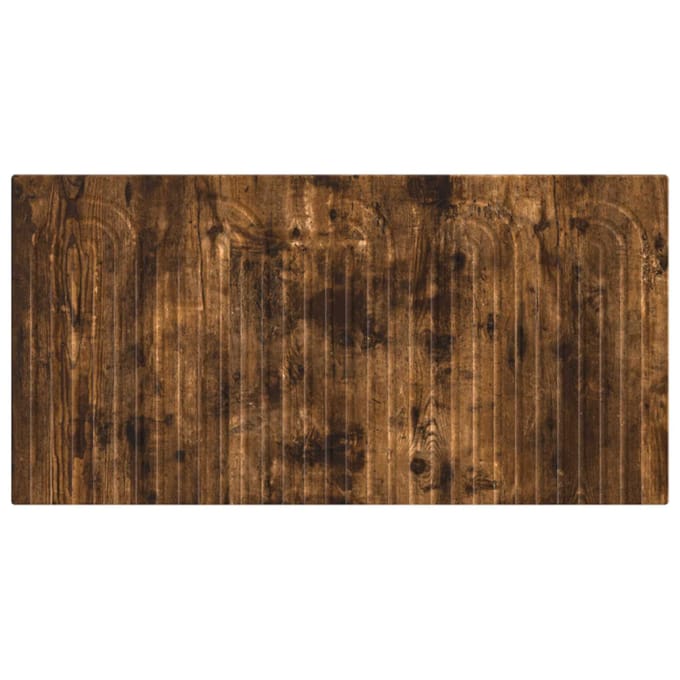 vidaXL - Wandgemonteerd - Hoofdbord - ALKMAAR - Gerookt - eiken - Bewerkt - hout