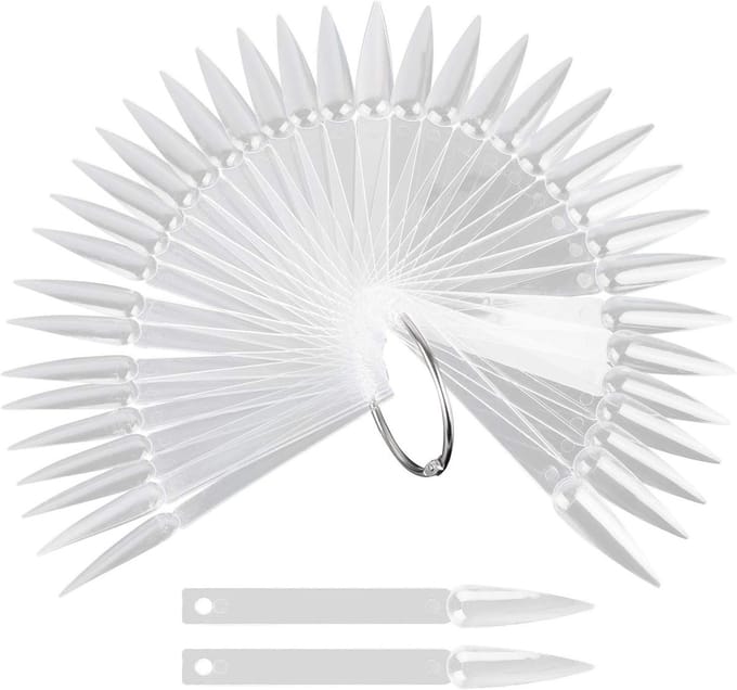 150Pcs Clear Nail Swatch Sticks Nail Art Tips Kleur Pop Stick Nail Samples Sticks voor Beginners