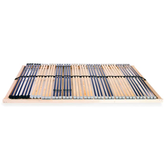 vidaXL - Lattenbodem - met - 42 - latten - 7 - zones - 100x200 - cm