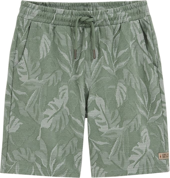 WE Fashion Jongens regular fit short met jacquard-print