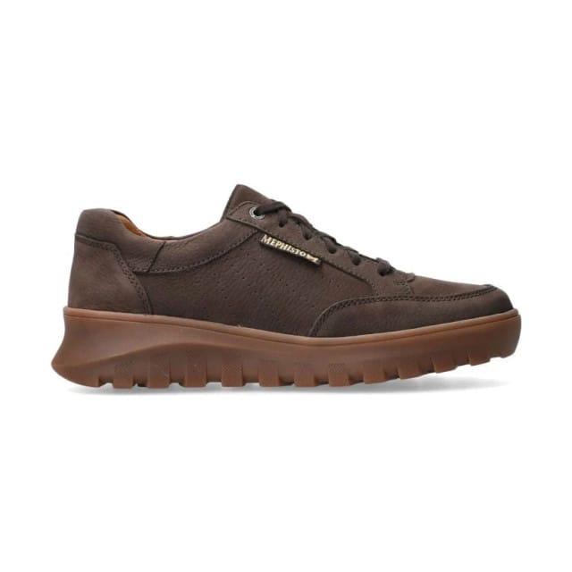 Mephisto Flynn - heren sneaker - Bruin - maat 40.5 (EU) 7 (UK)