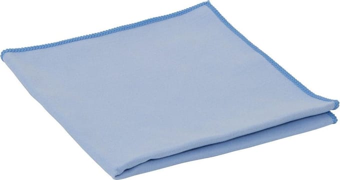Microvezeldoek geweven ca. 215-grams set à 10 stuks ca. 40x40 cm blauw