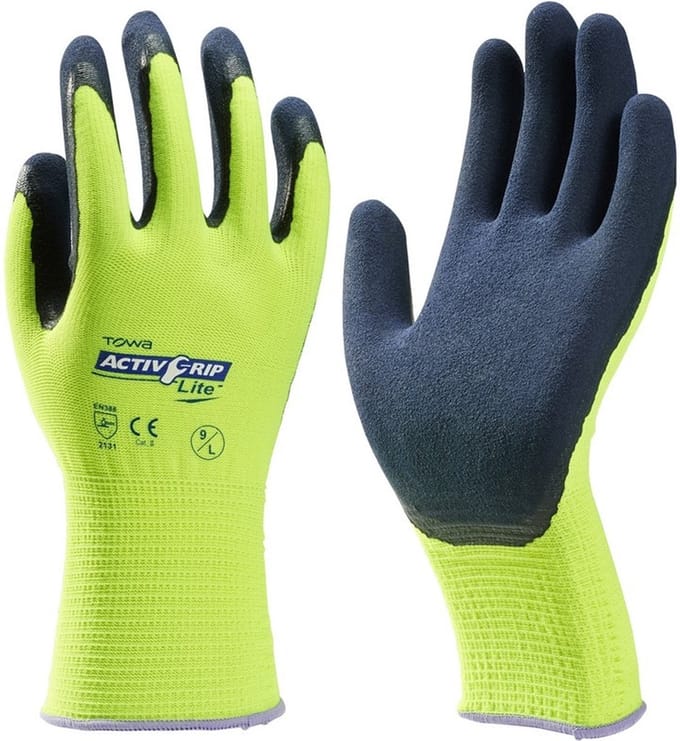 Towa Handschoen Activgrip Lite Geel M (8)