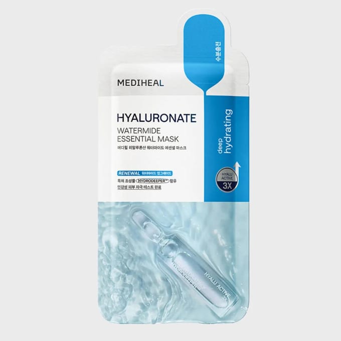 MEDIHEAL Watermide Essentieel Masker 27ml 10st/30st 24ML*10ea blue
