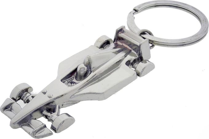 Formule 1 auto sleutelhanger