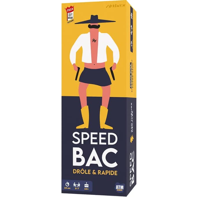SPEED BAC DROLE ET RAPIDE - GERONIMO GAMES - ATM GAMING - JEU DE CARTES - JEU D'AMBIANCE - PARTY SPEL - FR