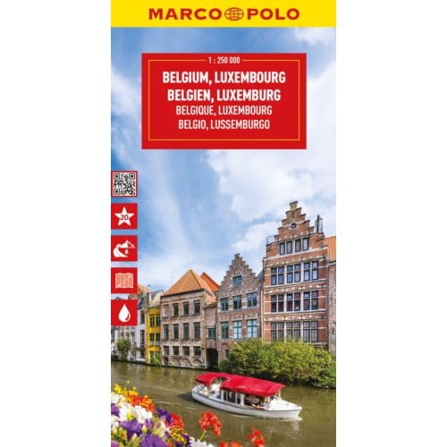 Belgium And Luxembourg Marco Polo Map - Marco Polo Maps - Marco Polo