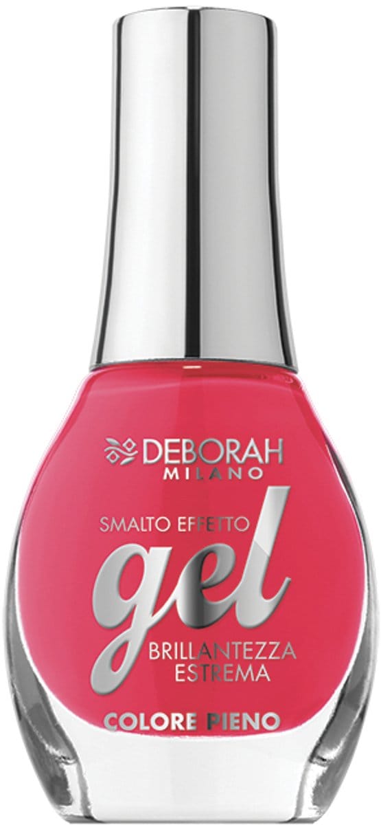 Deborah Milano Gel Effect, 8,5 ml, Roze, Tropical Pink, Kleurend, Glans, Fles