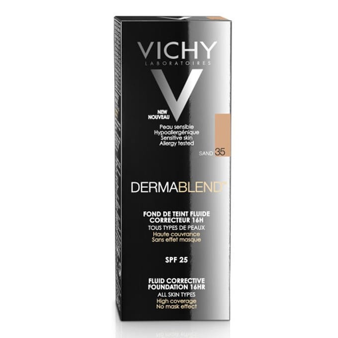 Vichy Dermablend Corrigerende Foundation nr35 30ml voor een vette en onzuivere huid