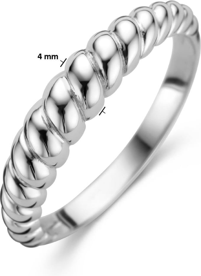 Gerhodineerd Zilver Ring 1336196