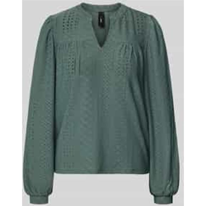 Regular fit tuniek met ajourwerk model 'SANDRA'