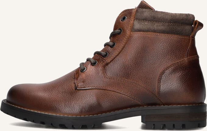 Mazzeltov 720052 Boots Heren - Cognac - Maat 40