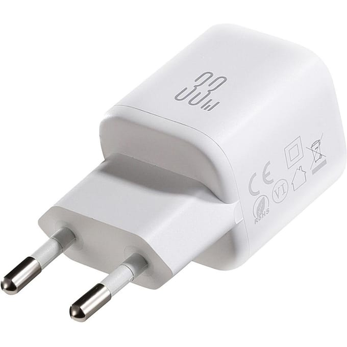 Netlader met USB-C-kabel Joyroom JR-TG7, 33W, 3A, 1 x USB-A - 1 x USB-C, Wit