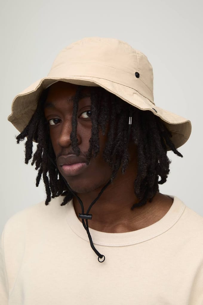 Opvouwbare Bucket Hat | Beige
