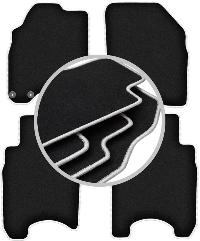 CARLUX-SILVER automatten voor: Honda Jazz II hatchback (2002-2007)