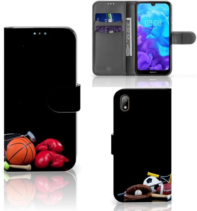 Huawei Y5 (2019) Wallet Case met Pasjes Sports