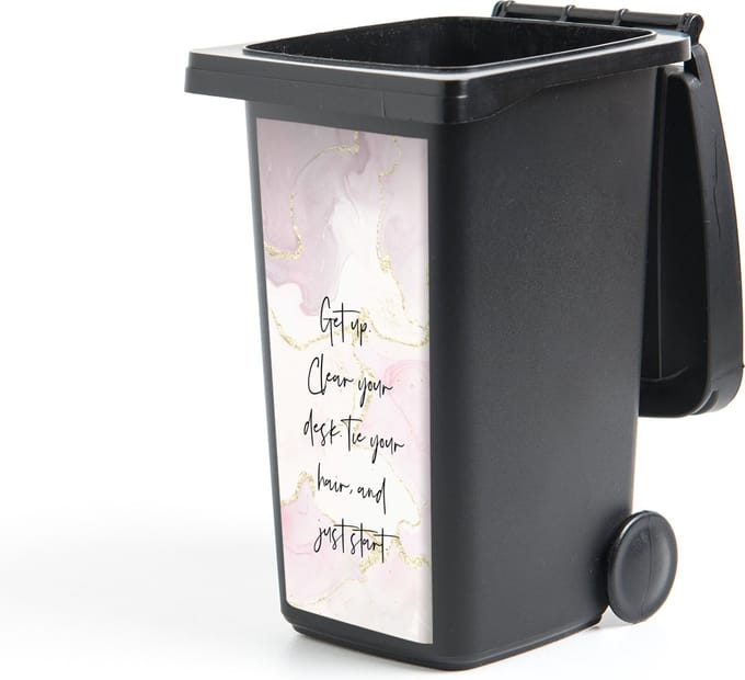 Container sticker Quotes - Studenten - Studeren - Motivatie - Leren - 44x98 cm - Kliko sticker