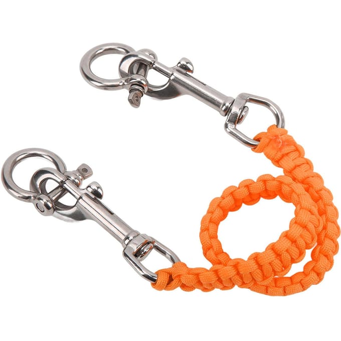 Duikcamera Tray Handvat Touw Corrosiebestendigheid Onderwater Camera Lanyard Strap oranje