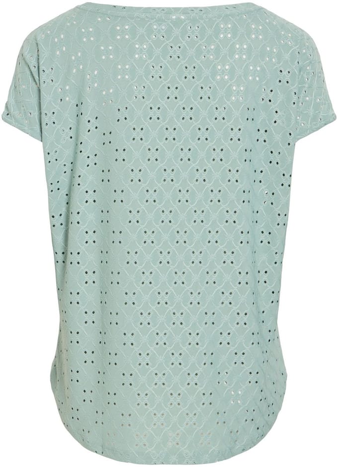 VILA - VIKAWA S/S O-NECK TOP/KA - Dames - Blouses