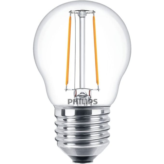 Philips - Corepro LEDluster E27 Kogel Filament Helder 2W 250lm - 827 Zeer Warm Wit | Vervangt 25W