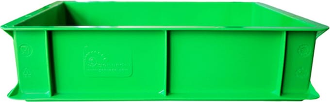 GENUS DEI | Kleine deegkrat voor pizzadeeg (40x30x10cm) - GROEN
