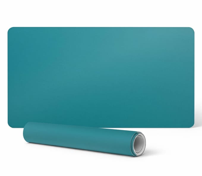 Universele beschermmat voor computerapparatuur, turquoise kleur, 90x45 cm