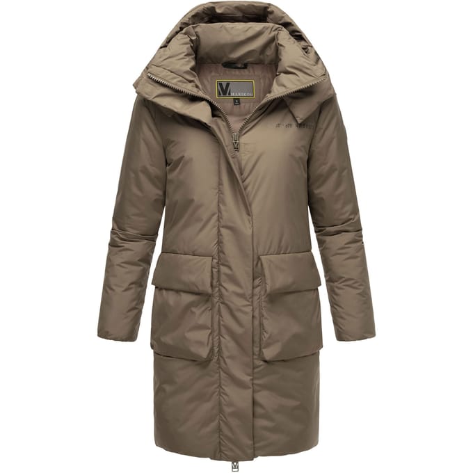 Marikoo dames winterjas met magneetsluiting – model Nanami