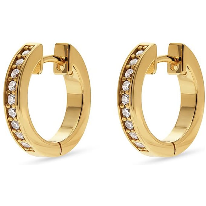 Jette - 89193473 - Oorbellen - Dames - 925 Zilver - geel verguld gepolijst met Zirkonia