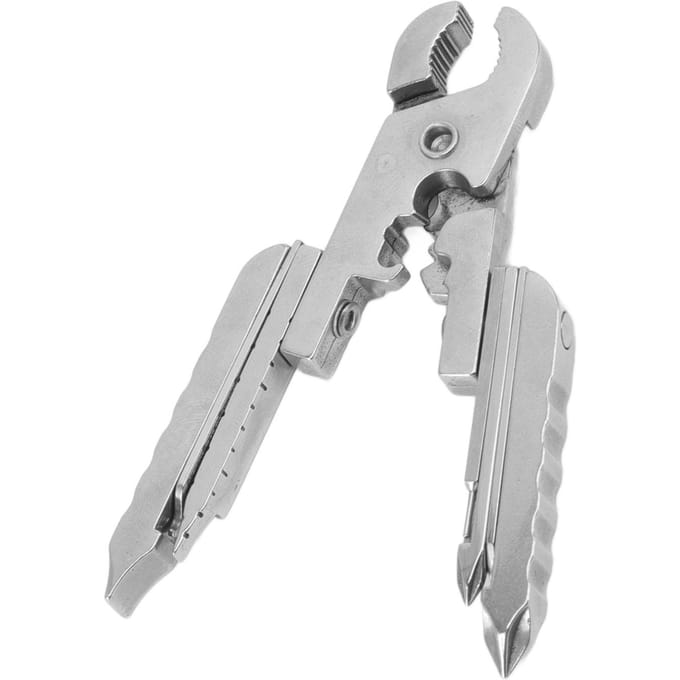 Outil Multifonction 15 en 1 Acier Inoxydable Multifonction EDC Pliant Utilitaire Outil de Poche Pince d'Extérieur white