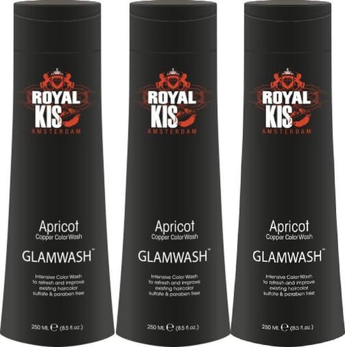 KIS ROYAL - GlamWash Apricot - 3 x 250ml