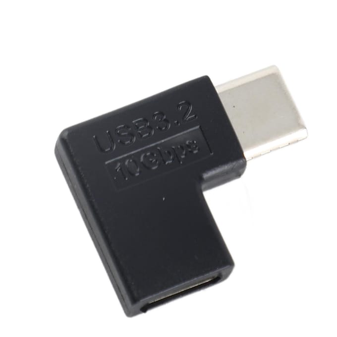 90 Graden Type C Vrouwelijk naar Mannelijk Adapter 10Gbps Snel Opladen USB 3.2 Type C Connector