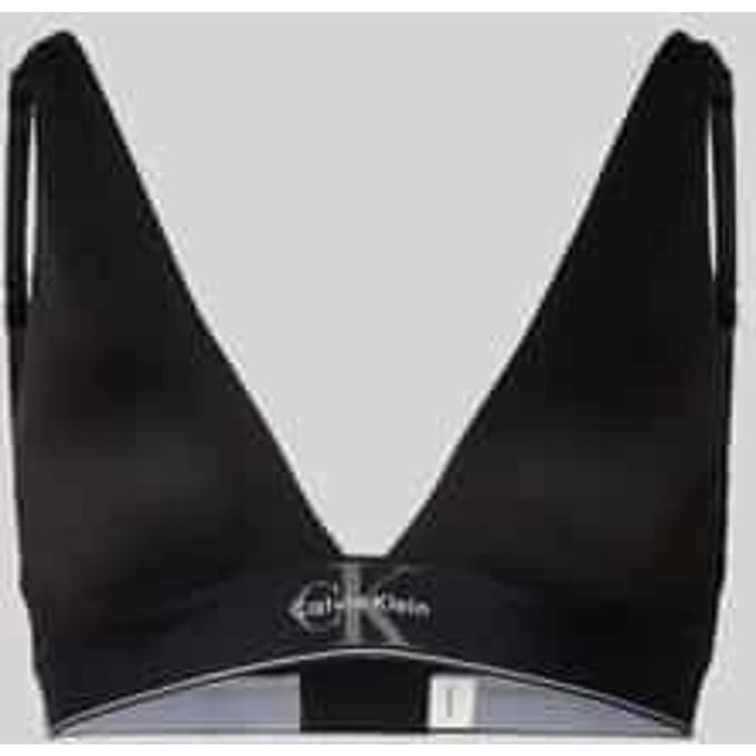slim fit bh met logo-stitching