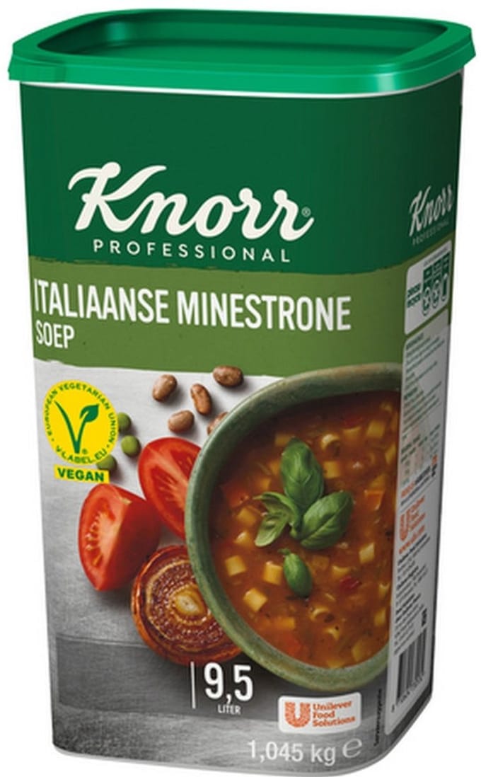 Knorr - Italiaanse Minestronesoep - 9,5 liter - Omdoos 6x
