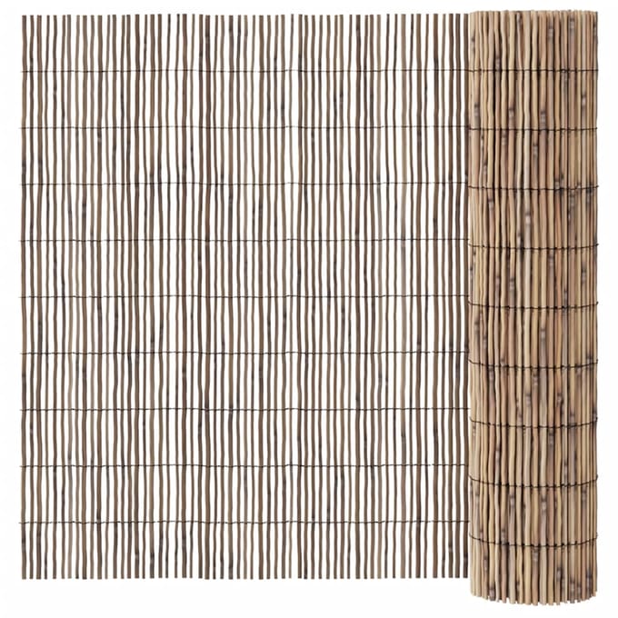 vidaXL - Tuinscherm - 1000x90 - cm - riet