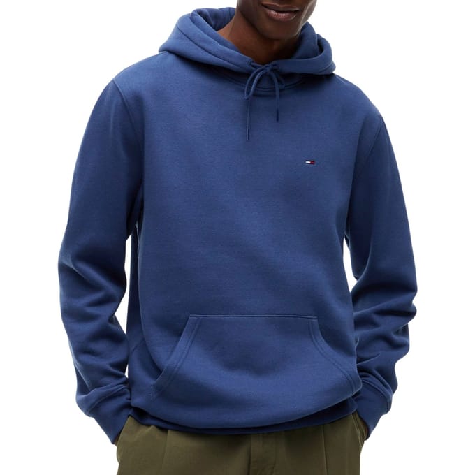 Tommy Jeans Trui Tjm Reg S Flag Hoodi Dm0dm20742 Db7 Basic Navy Mannen Maat - S