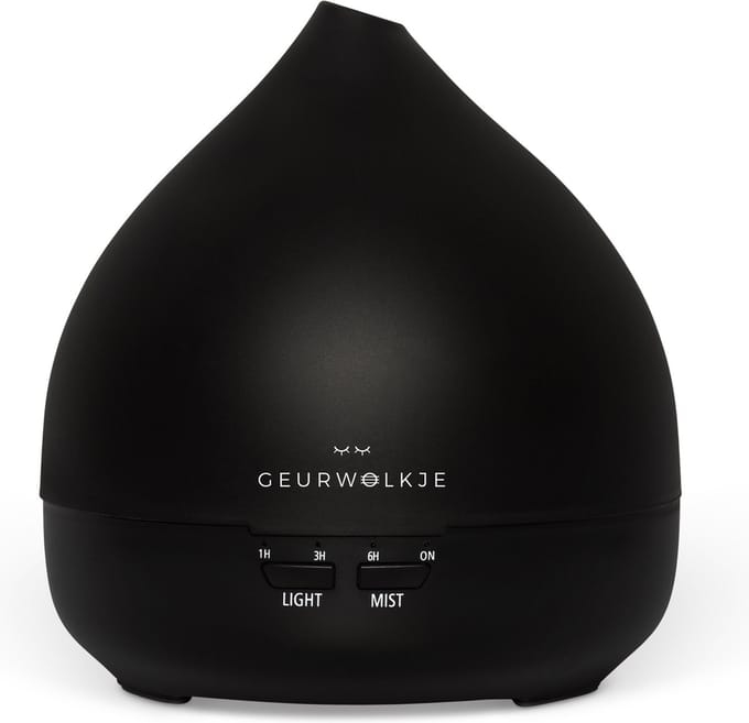 Geurwolkje Unity 2.0 Aroma Diffuser – Ultrasone Geurverspreider – Mat Zwart