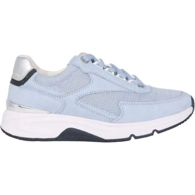 Gabor rollingsoft sensitive 26.895.26 - dames rollende wandelsneaker - Blauw - maat 36 (EU) 3.5 (UK)