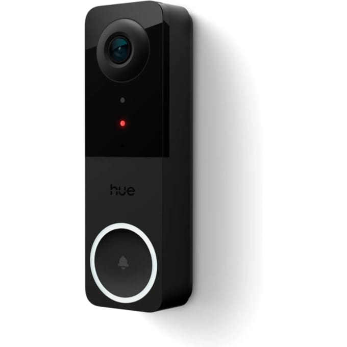 Sonnette vidéo fillaire connectée - Philips Hue - Filaire - 2K - Conversation bidirectionnelle - Extérieur
