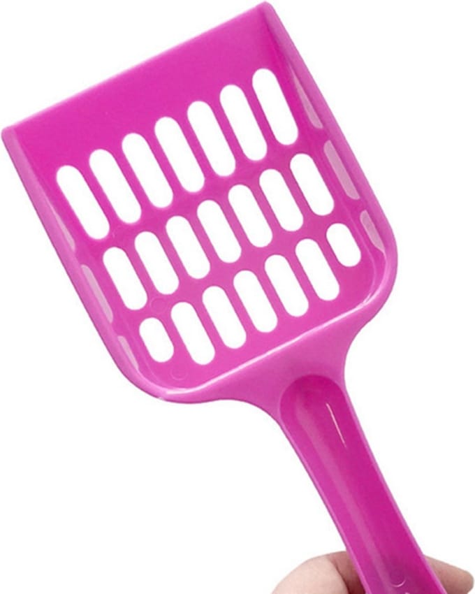 CHPN - Kattenbakschepje - Kattenpoep schep - Kattenbak accessoire - Huisdieren - Poepscheppen - Pooper scooper - Roze