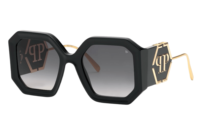 Philipp Plein SPP067 0700 Zonnebril - Dames - Zwart