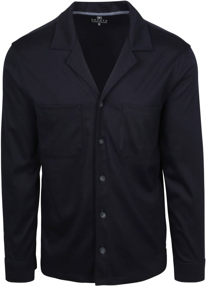 Desoto Overshirt Jersey Donkerblauw (navy) - Maat L - Heren