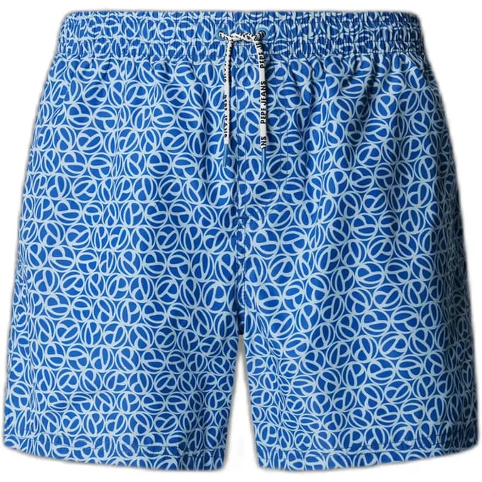 Pepe Jeans Print Zwembroek Blauw S Man