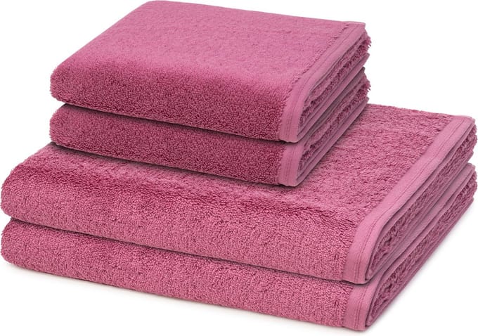Vossen Sonstiges 2 X handdoek 2 X douchehanddoek - in set 4 pack Vegan Life