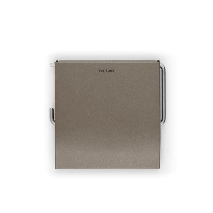 Brabantia ReNew WC Rolhouder - met Klep - Hangend - Zonder boren - Platinum