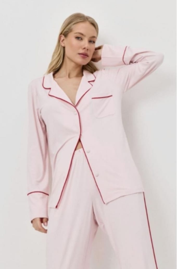 Aruelle, pyjama, lange broek, roze, XL