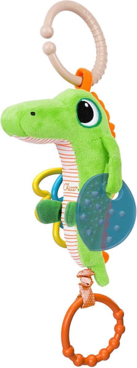 Chicco -Crocodile fabric rattle