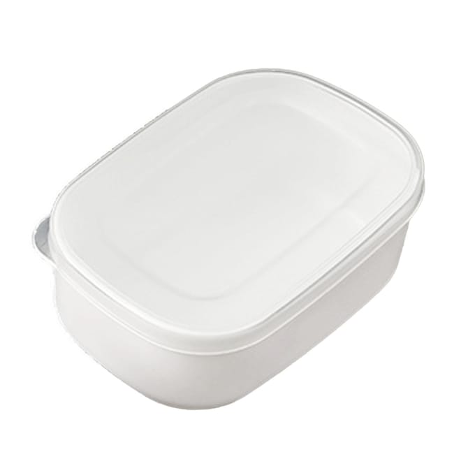 280 ml voedselcontainer, magnetronbestendig, vriezerbestendig, stapelbaar, draagbare koelkast white