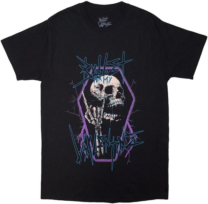 Bullet For My Valentine - Thrash Skull Heren T-shirt - M - Zwart