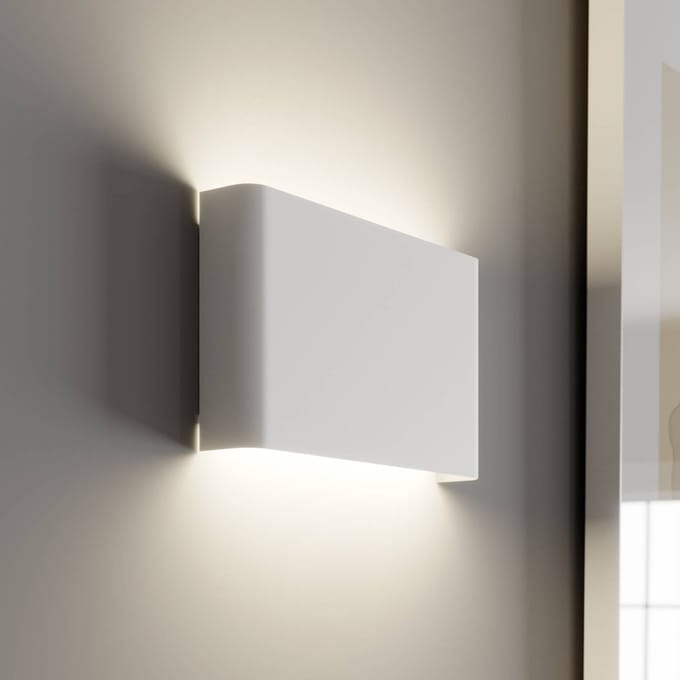 Nowodvorski Lighting Wandlamp Haga, wit, metaal, G9, up/down, 25,5 cm breed