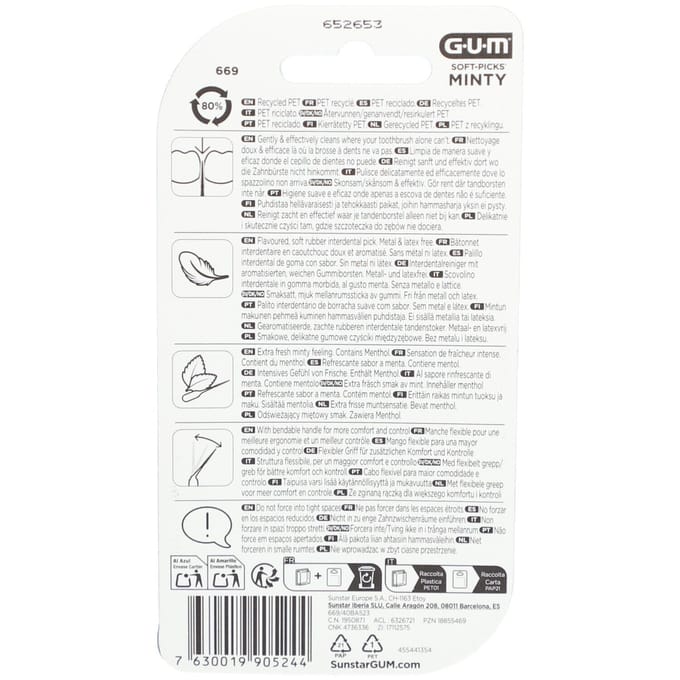 Gum Soft Picks Minty Small 40 Tandenstoker